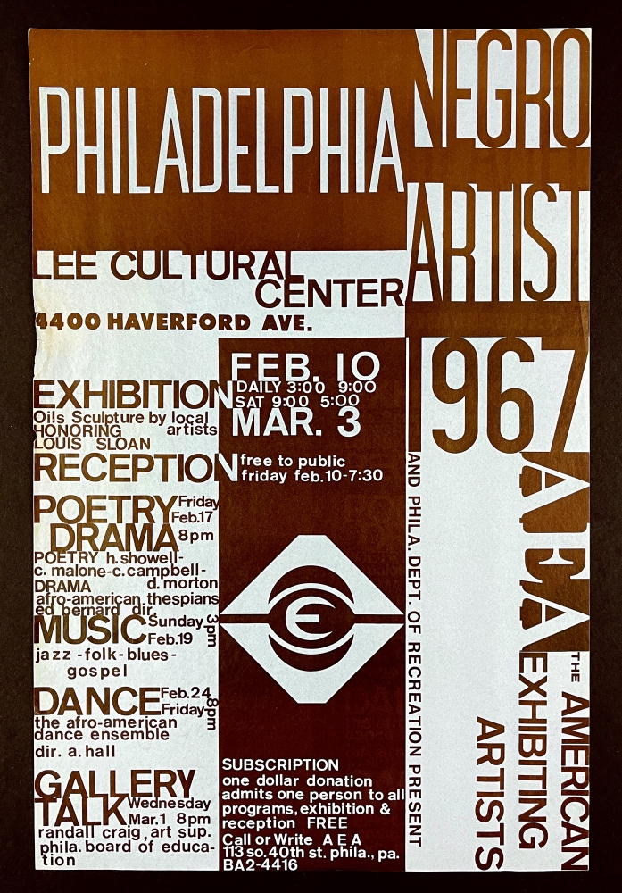 Philadelphia Negro Artists 1967