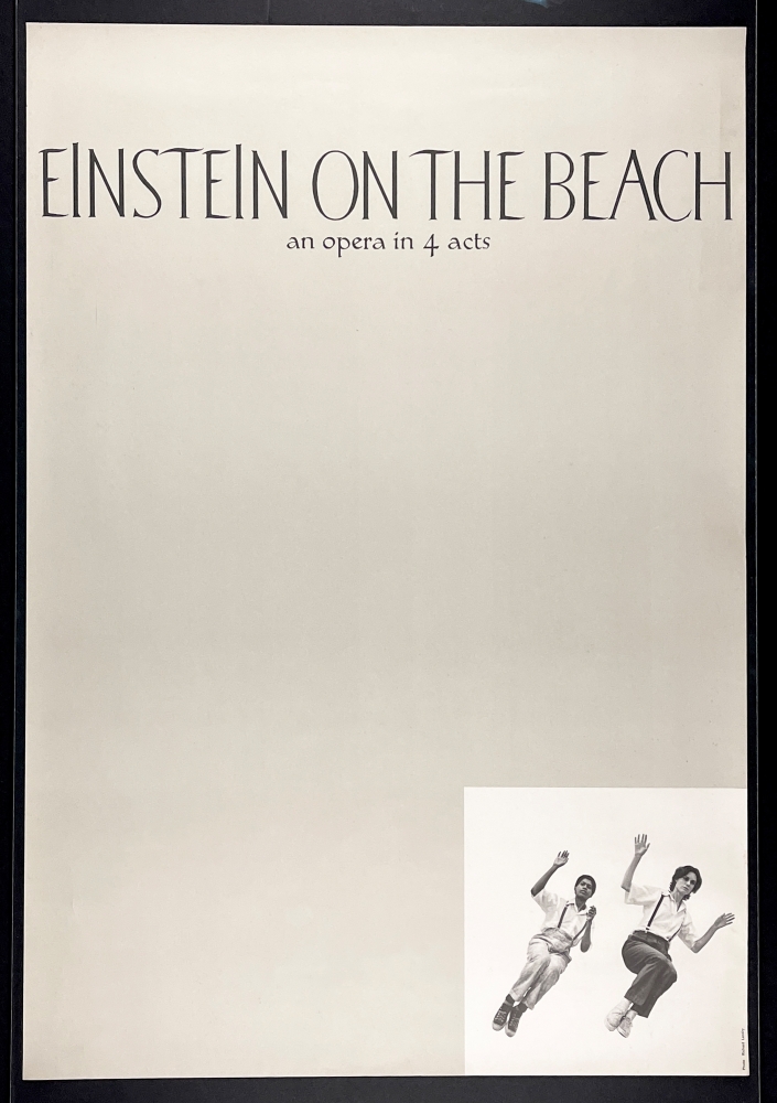 Einstein on the Beach, an Opera in 4 Acts