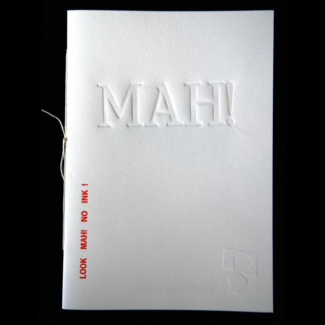 MAH! #14 &ndash; Look MAH! no ink! (cover)